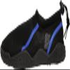 NORTY Wave Aqua Sock - Water Shoes for Kids - Swim Shoes for Kids - Beach Shoes for Kids - Water Socks - Aqua Shoes - Swimming Shoes - Skeletoe - Black, Royal view 2