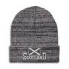 Speedy Pros Beanies for Men Scotland Flag Scottish Black Embroidery Flags Symbol Winter Hats for Women Acrylic Skull Cap 1 Size Heather Grey Design Only view 1