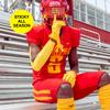 SLEEFS Youth Football Gloves for Boys and Girls, Lemon Yellow Sticky Receiver Flag Football Gloves for Youth, Adult Men or Women, Stretch Fit, No Slip, Perfect Grip, Machine Washable, Small view 2