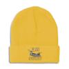 Beanies for Men Air Force Helicopter V-22 Osprey Embroidery Helicopters Aircraft Winter Hats for Women Acrylic Skull Cap 1 Size Yellow Design Only view 1