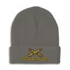 Beanies for Men Us Army Field Artillery A Embroidery Army Us Army Winter Hats for Women Acrylic Skull Cap 1 Size Dark Grey Design Only view 1