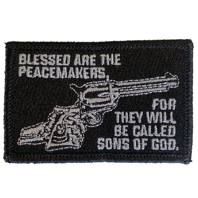 2" x 3" Peacemaker Tactical Patch - Black