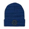 Beanies for Men Leo Embroidery Zodiac Leo Winter Hats for Women Acrylic Skull Cap 1 Size Heather Royal Blue Design Only