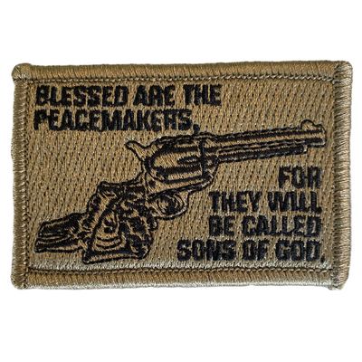 2" x 3" Peacemaker Tactical Patch - Coyote