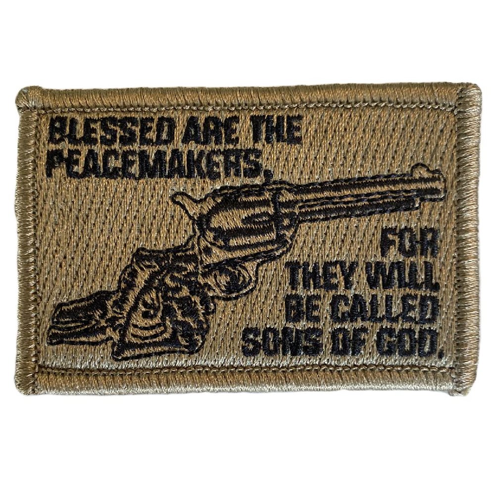 2" x 3" Peacemaker Tactical Patch - Coyote