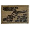 2" x 3" Peacemaker Tactical Patch - Coyote view 1