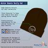 Speedy Pros Beanies for Men Grapes Embroidery Fruit Funny Winter Hats for Women Acrylic Skull Cap 1 Size Brown Design Only view 2