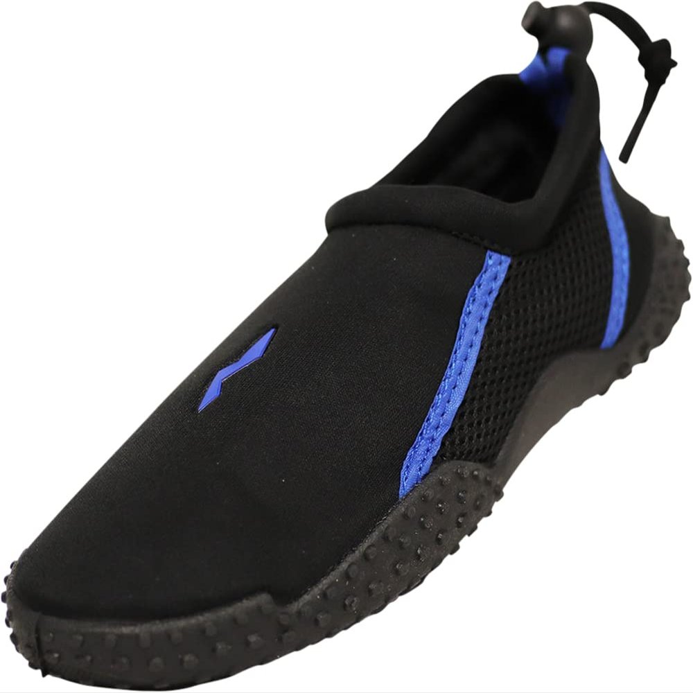 NORTY Wave Aqua Sock - Water Shoes for Kids - Swim Shoes for Kids - Beach Shoes for Kids - Water Socks - Aqua Shoes - Swimming Shoes - Skeletoe - Black, Royal