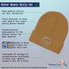 Beanies for Men Vietnam Veteran B Embroidery Others USA Winter Hats for Women Acrylic Skull Cap 1 Size Khaki Design Only view 2