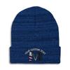 Custom Beanies for Men Barber Logo Embroidery Skull Cap Winter Hats for Women Acrylic One Size Heather Royal Blue Personalized Text Here view 1