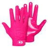SLEEFS Youth Football Gloves for Boys and Girls, Neon Pink Sticky Receiver Flag Football Gloves for Youth, Adult Men or Women, Stretch Fit, No Slip, Perfect Grip, Machine Washable, Large view 1