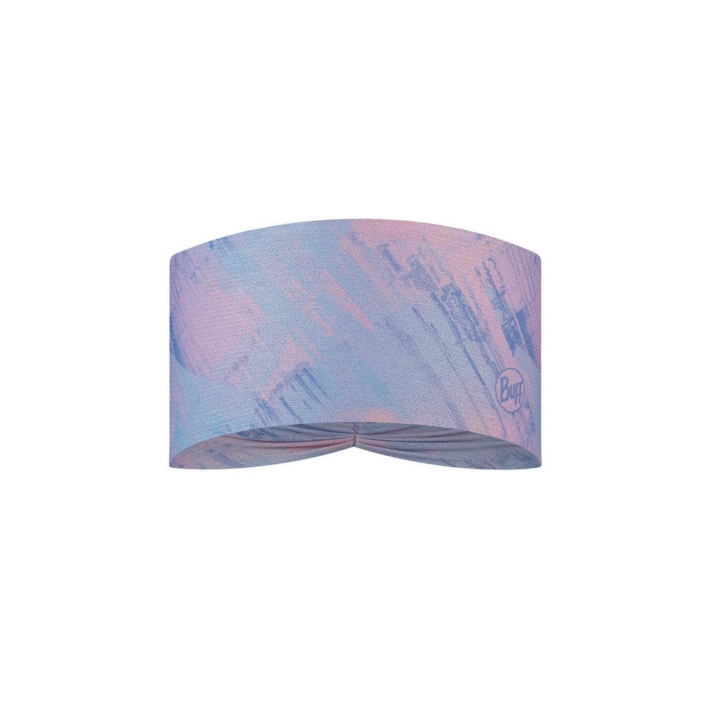 BUFF CoolNet UV Ellipse Headband, UPF 50 Sun Protection, Breathable, Cooling Hair Wrap, Versatile, Quick Dry Bandana, DEA Multi, Adult Size