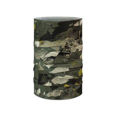 Buff CoolNet UV Neck Gaiter, UPF 50 Sun Protection, Breathable, Cooling Bandana, Versatile, Quick Dry Face Mask, Hetch Forest, Adult Size
