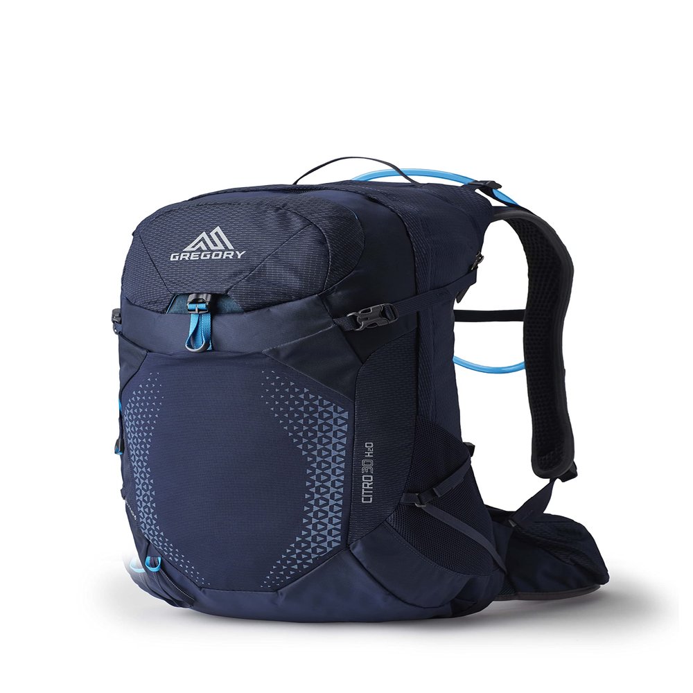 Gregory Citro 30L H2O Unisex Day Hiking/Backpacking Hydration Backpack with Included Reservoir, Breathable Backpanel and Shoulder Harness, One Size Fits All, Volt Blue