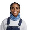 Buff CoolNet UV Neck Gaiter, UPF 50 Sun Protection, Breathable, Cooling Bandana, Versatile, Quick Dry Face Mask, Lazs Blue, Adult Size view 2