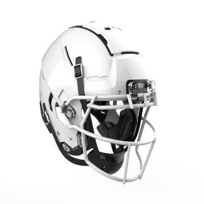 Schutt F7 2.0 Professional Football Helmet, TROPO SW NB VC Facemask Attached, Large, White