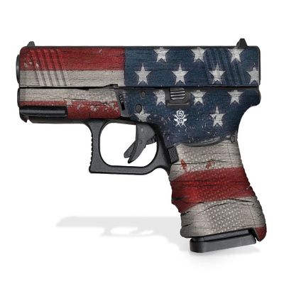 Textured Vinyl Decal Skin Kit for Glock 29 SF/Glock 30 SF (Old Glory)