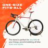 Ninja Adjustable Bike Stand for Road, Gravel, BMX, Mountain, and Fat Bikes - One Size Fits All, Black view 3