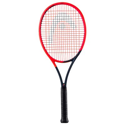 HEAD Auxetic Radical MP Tennis Racquet - Strung Mid Tension with Velocity 16 Guage -4 1/8
