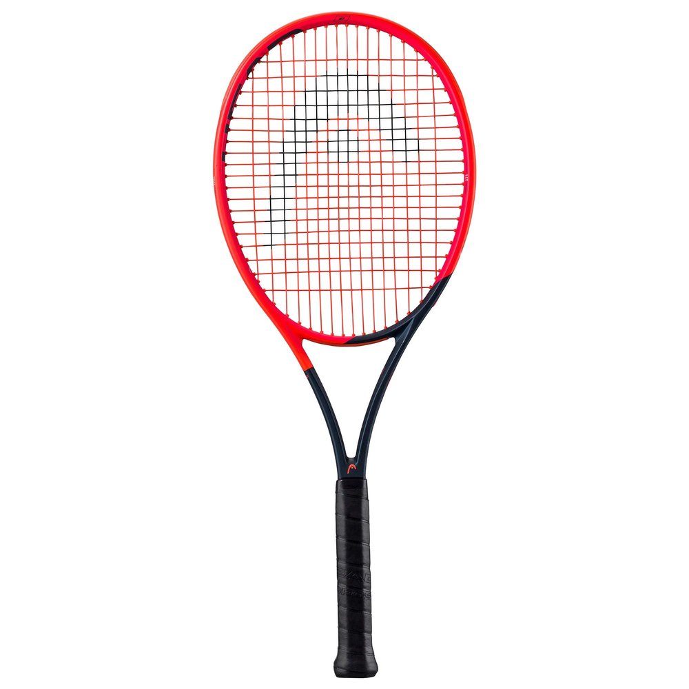 HEAD Auxetic Radical MP Tennis Racquet - Strung Mid Tension with Velocity 16 Guage -4 1/8