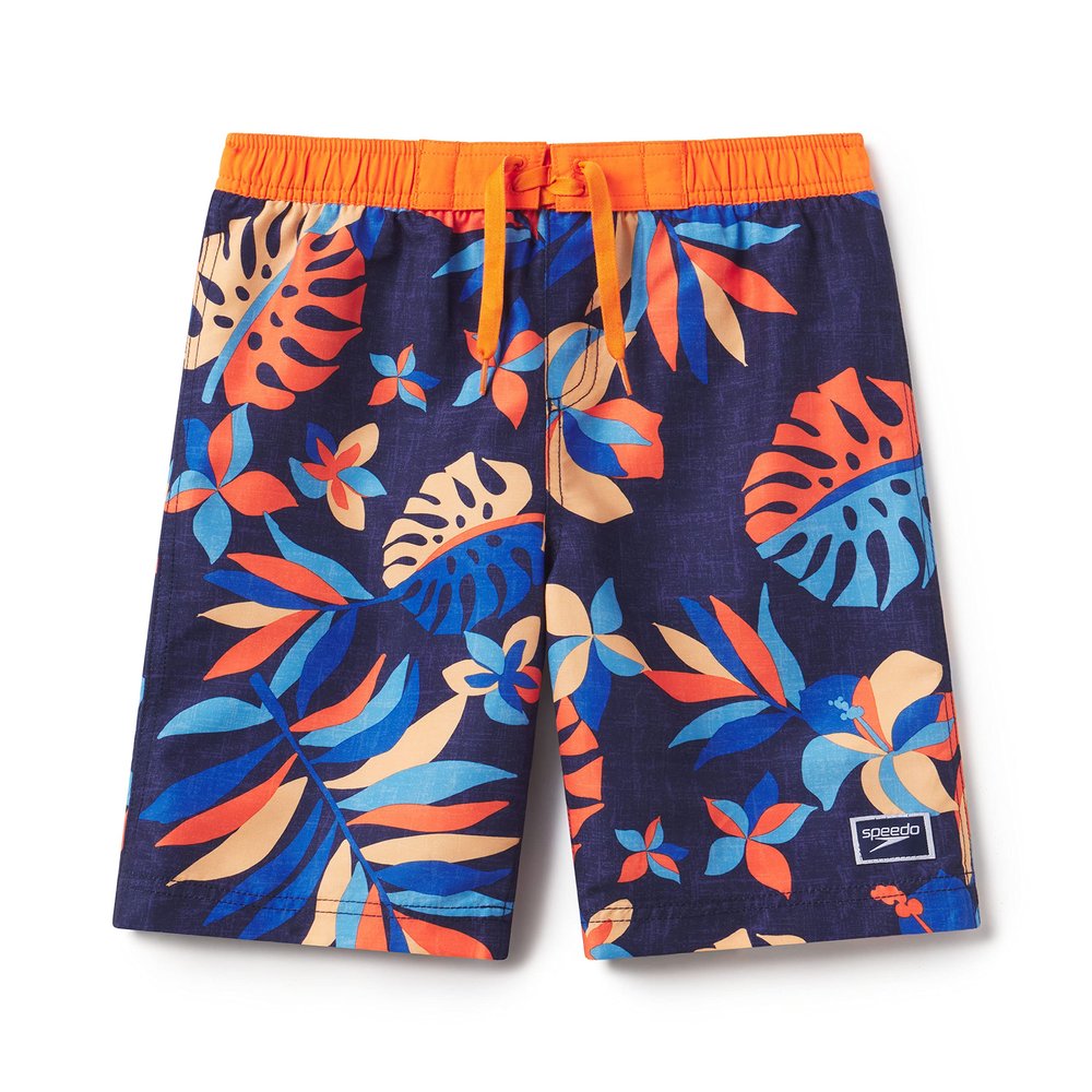 Speedo Boy's Swim Trunk Knee Length Boardshort E-Board Printed