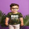 Big Brother Shirt for Toddler Promoted to Best Big Brother Announcement Baby Boys (US, Age, 7 Years, Camo) view 3