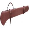 SHOWMEN CRAFT Basket Tooled Gun Scabbard with Copper Buckles (40") view 1