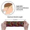 Workout Headbands for Men Women Hippie Peace Symbol Flower Floral Stretchy Hair Bands Running Sweat Bands view 2