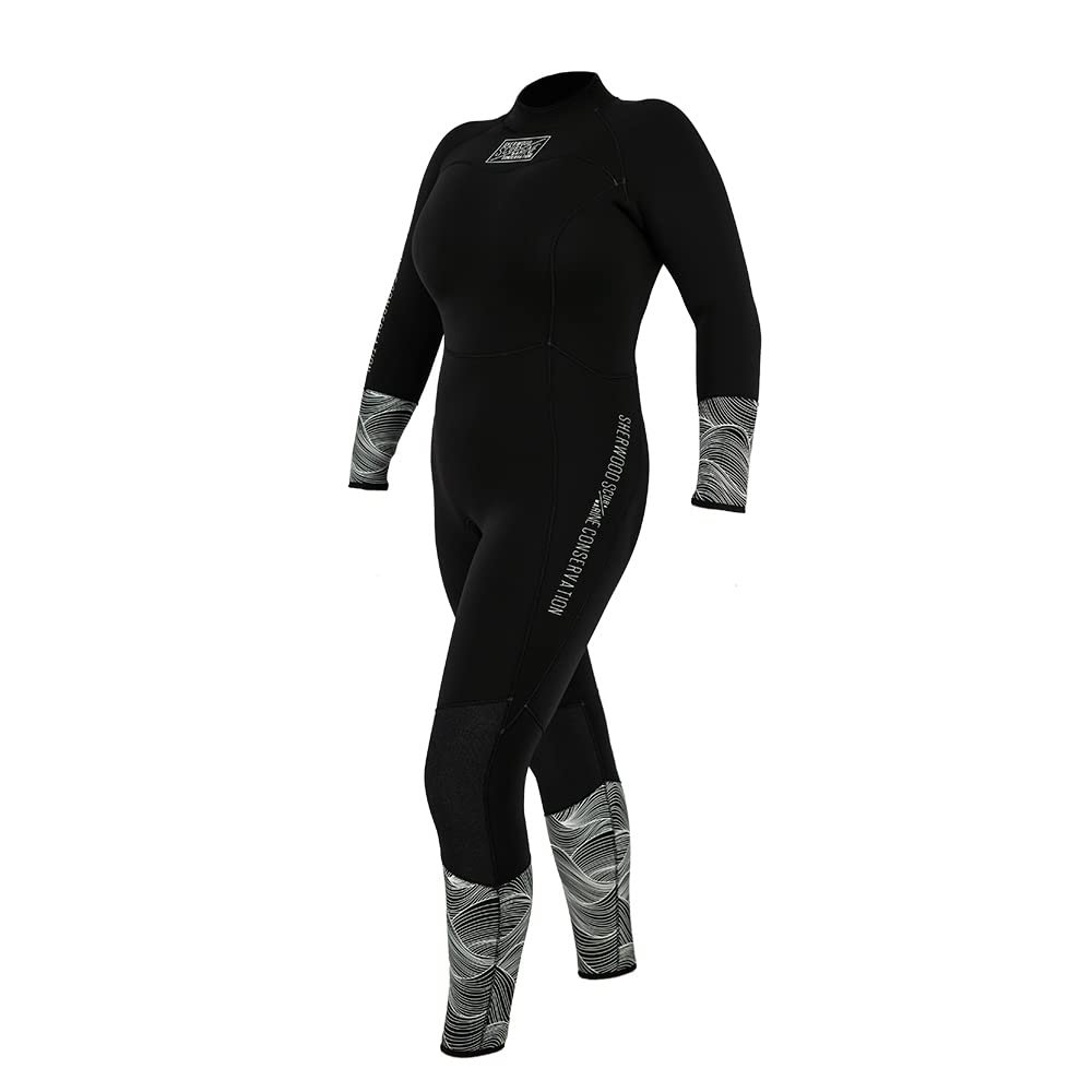Women's 5 MM Quantum Stretch Wetsuit by SHERWOOD SCUBA Marine Conservation  Size 13
