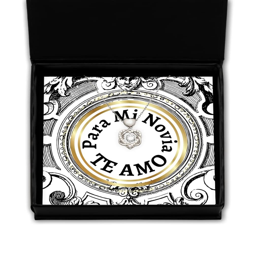 Mi Mundo eres tu, Regalo para Novia, Novia enamorada o Mujer, joyeria para enamoradas o Mujeres - Corazon de Plata