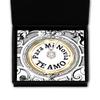 Mi Mundo eres tu, Regalo para Novia, Novia enamorada o Mujer, joyeria para enamoradas o Mujeres - Corazon de Plata view 1
