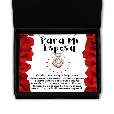 amor eterno ese es nuestro juramento, joyeria para enamoradas o mujeres - Corazon de Plata