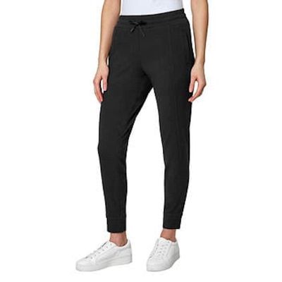 Mondetta Women's Cozy Warm Fleece Jogger Pant with Pockets (as1, Alpha, xx_l, Regular, Regular, Black)