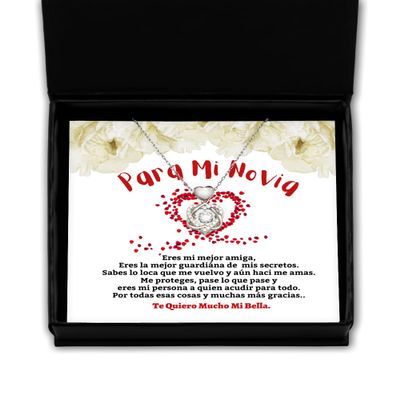 Eres el Tesoro de mi Larga Espera Regalo para Mujer - Corazon de Plata