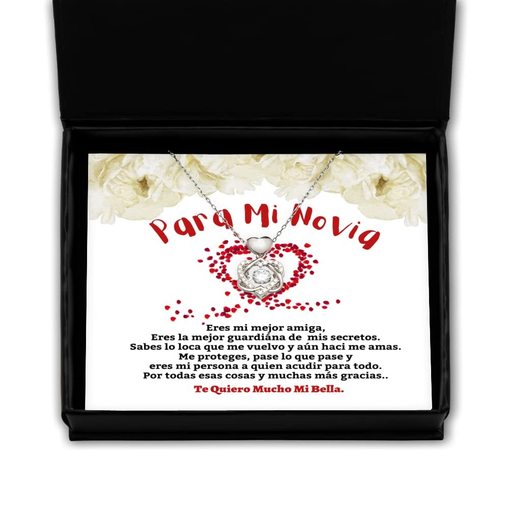 Eres el Tesoro de mi Larga Espera Regalo para Mujer - Corazon de Plata