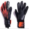 KELME Soccer Goalkeeper Gloves, Professional Goalie Glove, Unisex, Super Grip Latex, Finger Protection (Black/Orange, 8) view 1