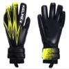 KELME Soccer Goalkeeper Gloves, Professional Goalie Glove, Unisex, Super Grip Latex, Finger Protection (Black/Yellow, 6) view 1