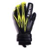 KELME Soccer Goalkeeper Gloves, Professional Goalie Glove, Unisex, Super Grip Latex, Finger Protection (Black/Yellow, 11) view 3