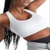 SHAPERMINT Sports Bras for Women - Workout Bras for Women, Plus Size Sports Bra, Workout Tops for Women High Support White view 2