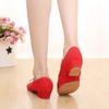 CsgrFagr Women Ladies Dancing Prom Ballroom Latin Ballet Dance Singles Shoes Riding Boots Women (Red, 7.5) view 3
