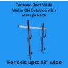 PONTOON BOAT SOLUTIONS, Pontoon Boat Wide Ski Solution with Storage Rack view 4