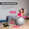 sainio Gym Ball for Exercise Anti Burst Exercise Ball with Foot Pump for Workout Yoga view 4