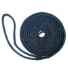 New England Ropes 3/8" Double Braid Dock Line - Blue w/Tracer - 25' view 3