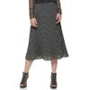 DKNY Women's Sportswear Knit Skirts,BLK/Ivry Combo,XL view 1