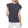 DKNY Women's Sportswear Top,New Navy,Small view 3