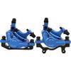 Ejoyous Hydraulic Disc Brake, Aluminium Alloy Disc Brake Set Front Rear Cable Disc Brake Caliper for Mountain Road and Electric (Blue) view 3