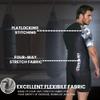 KOMBAT USA Short Sleeve Rash Guard KC Ocean & Snow | MMA, BJJ Comprasion Short Sleeve | Jiu Jitsu, Mens BJJ, No GI (US, Alpha, XX-Large, Regular, Regular, Black) view 2