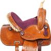 Western Saddle Premium Leather Barrel Racing Horse Saddle Tack Size 14" to 18" Inches Seat Western Horse Saddle by TACK PRO (18 Inches) view 3