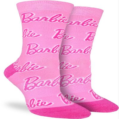 Good Luck Sock Women's Barbie, Logo Socks, Adult, Shoe Size 5-9