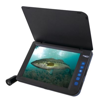 Aqua-Vu AV822 HD Underwater Camera, 8" HD Display, 1080p, 60ft Cable, Waterproof, Real-Time Video & Recording for Ice & Boat Fishing